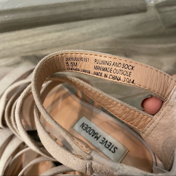 Steve Madden Chunky Block Heel size 5.5 - Picture 5 of 6